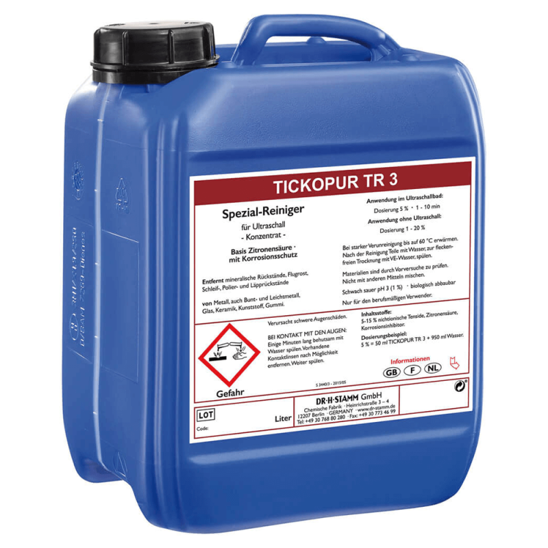Tickopur TR3 ultrasoon vloeistof 5 liter can