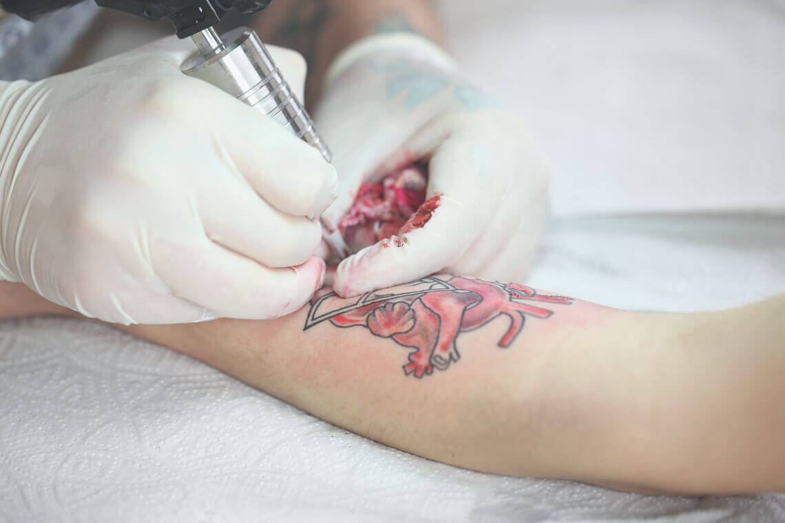 ultrasoon reinigen tattoo shop